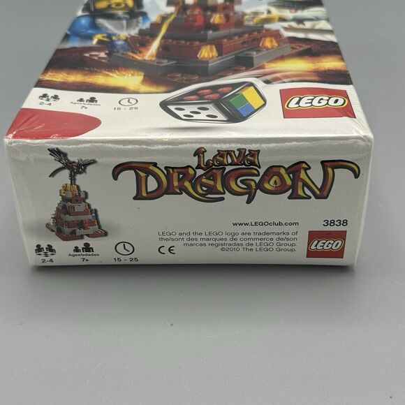 New Factory Sealed LEGO Games Lava Dragon 3838 Building Toys Game 2 to 4 Players - Picture 12 of 13